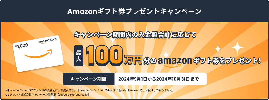 Amazonギフト券プレゼントキャンペーンのバナー